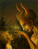 Boy and Satir by AquaLenin